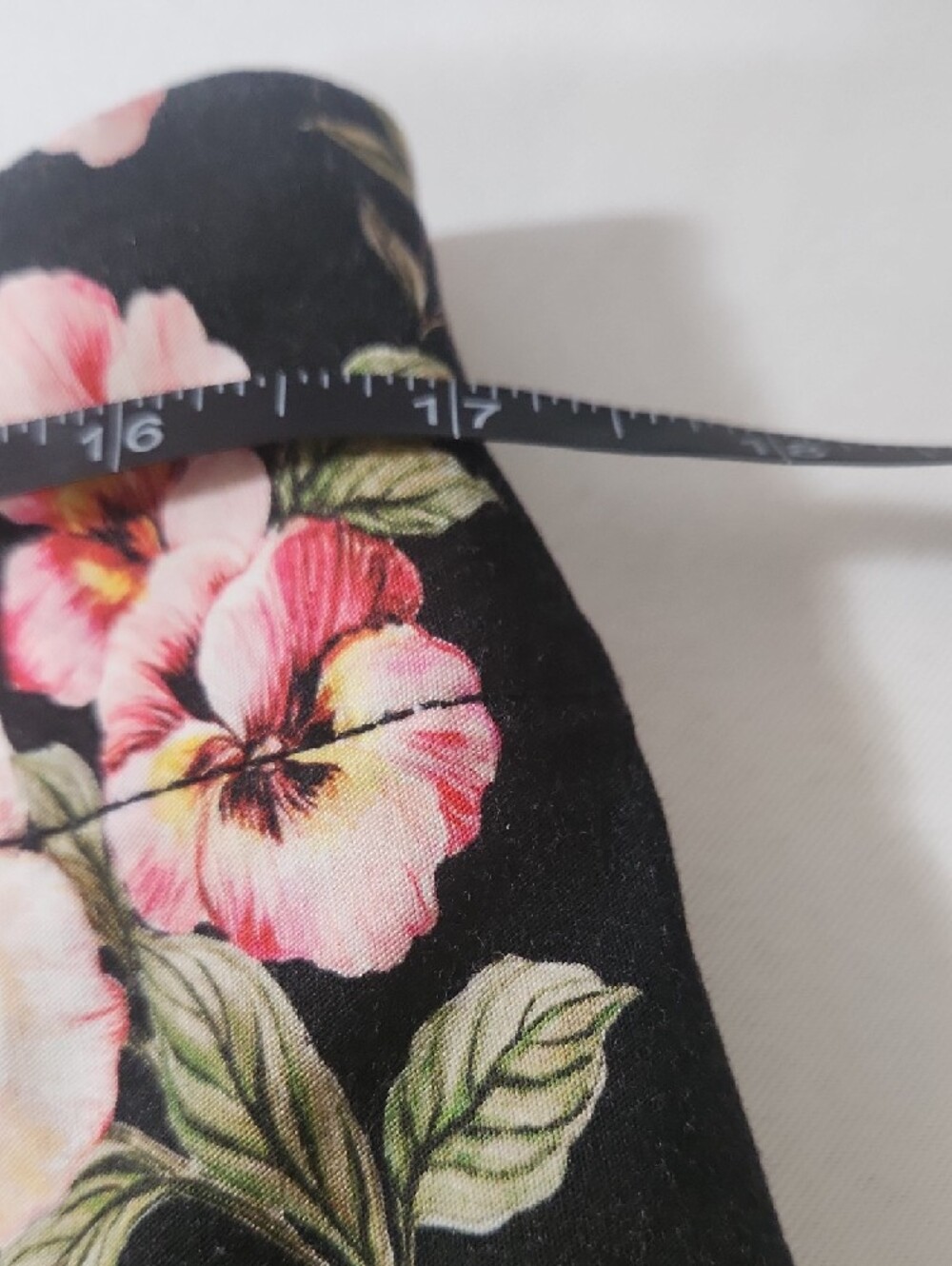 Floral Wide-Leg Women’s Pants - Black Multi - Picture 9 of 15